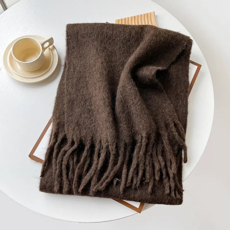 Muffler Men Wool - スカーフレディ秋冬ソリッドシンプルマフラー女性男性ブレンド多用途マルチカラーソフトサーマルショール女性男性