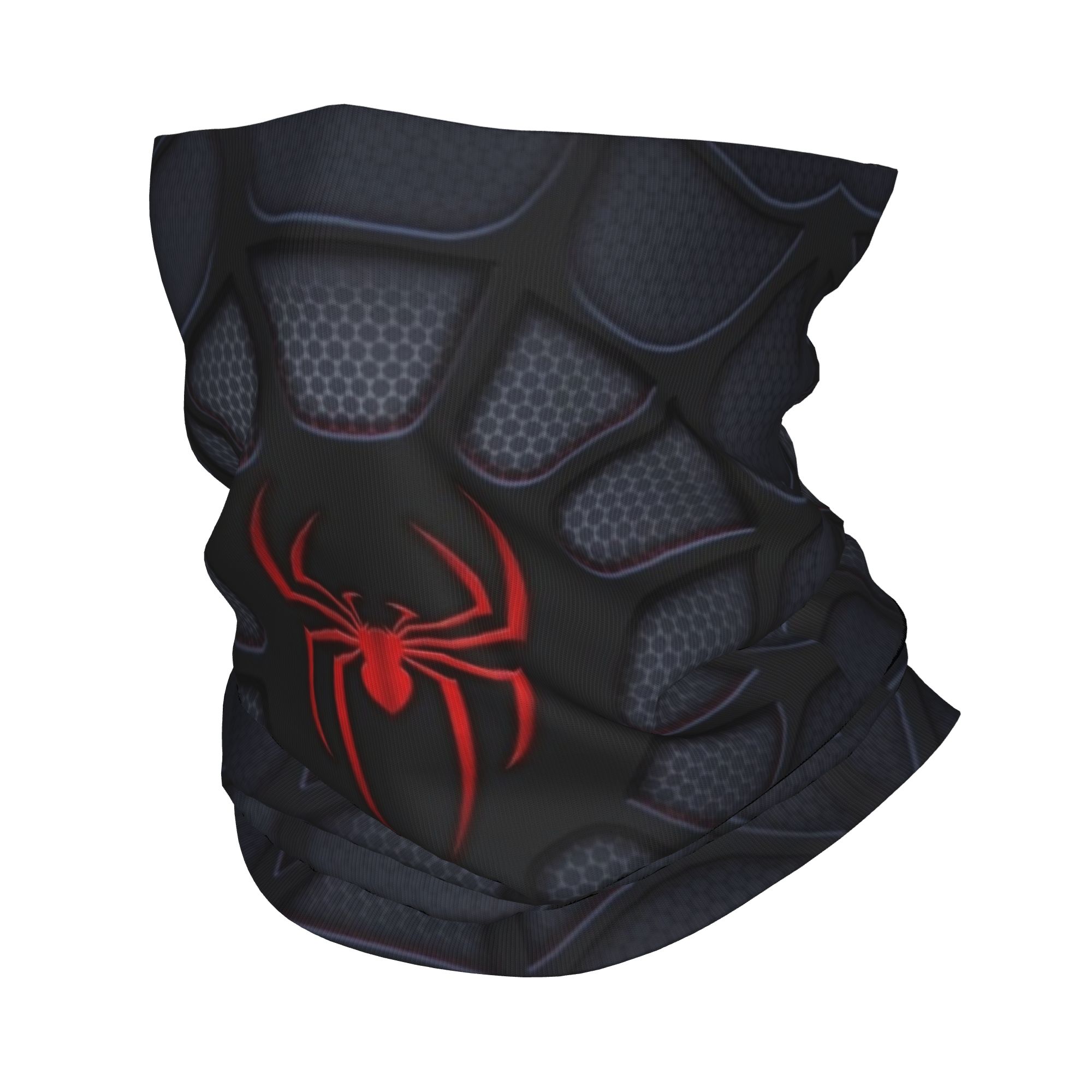 Neck Warmer Tube - スパイダー冬用ヘッドバンドネックウォーマー女性男性ハイキングサイクリングチューブスカーフ小さな動物漫画ウェブかわいい顔バンダナゲートル