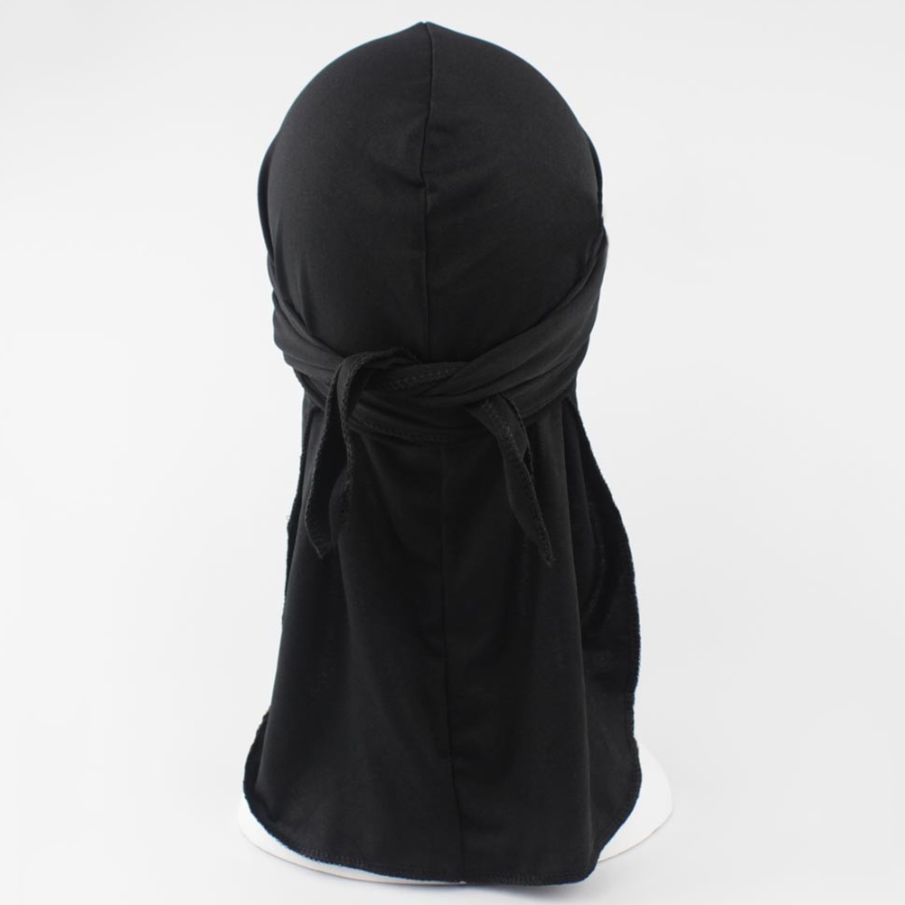 Bandana Doo Rag - ファッションブレイズドレッドロックススパンデックスロングテールボンネットキャップ通気性バンダナハットベルベットデュラグドゥードゥーデュラグロングテールヘッドラップ