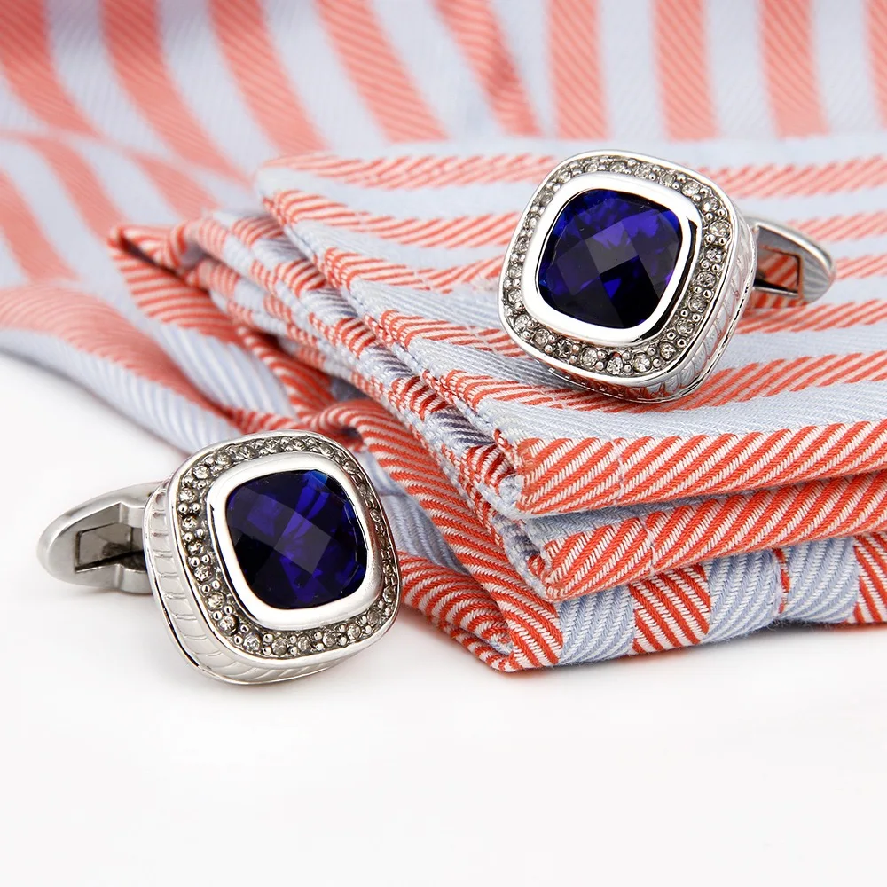 Tie Clip Silver - メンズ高級高品質シャツスタッドボタンセットカフス結婚式ビジネスカフスジュエリーに最適なギフト