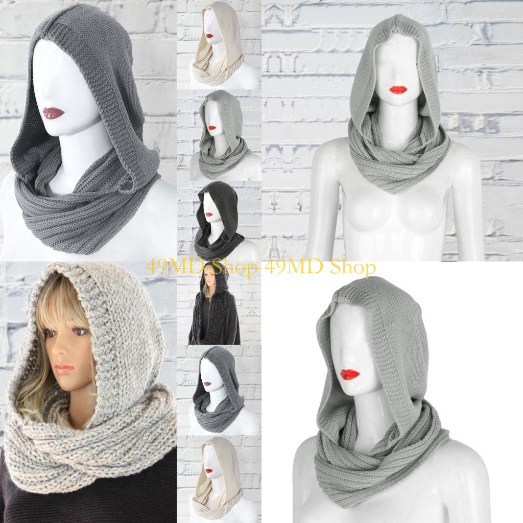 Infinity Scarf Knit - 49MD プルオーバー ニット インフィニティ スカーフ ビーニー
