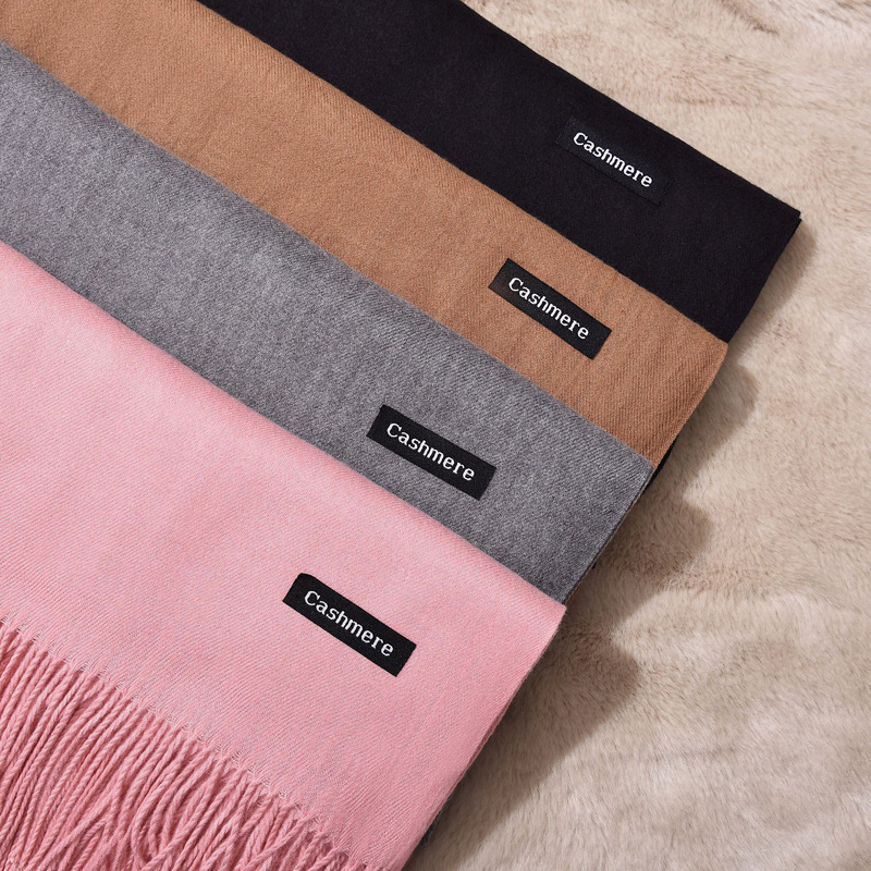 Pashmina Wrap Large - 250g 大判 ソフトで滑らかなパシュミナショール ラップスカーフ 無地 純粋な冬用暖かいウールカシミヤ