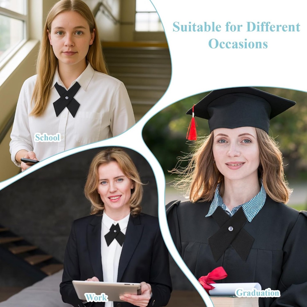 調節可能なプレタイドクロスボウタイ、学校制服用ネックウェアア - Bow Tie Pre Tied のレビューと価格