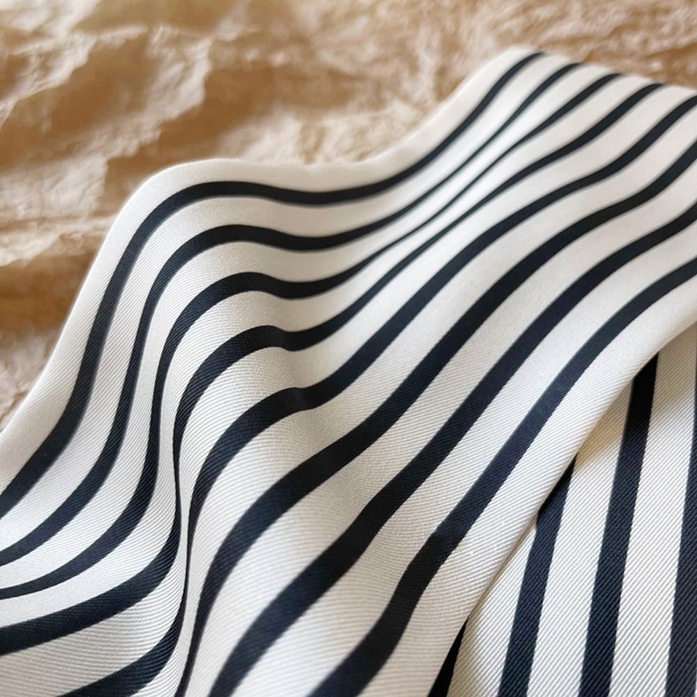 エレガントなストライプフレンチネクタイ女性ショールプリントラ - Silk Tie Striped のレビューと価格