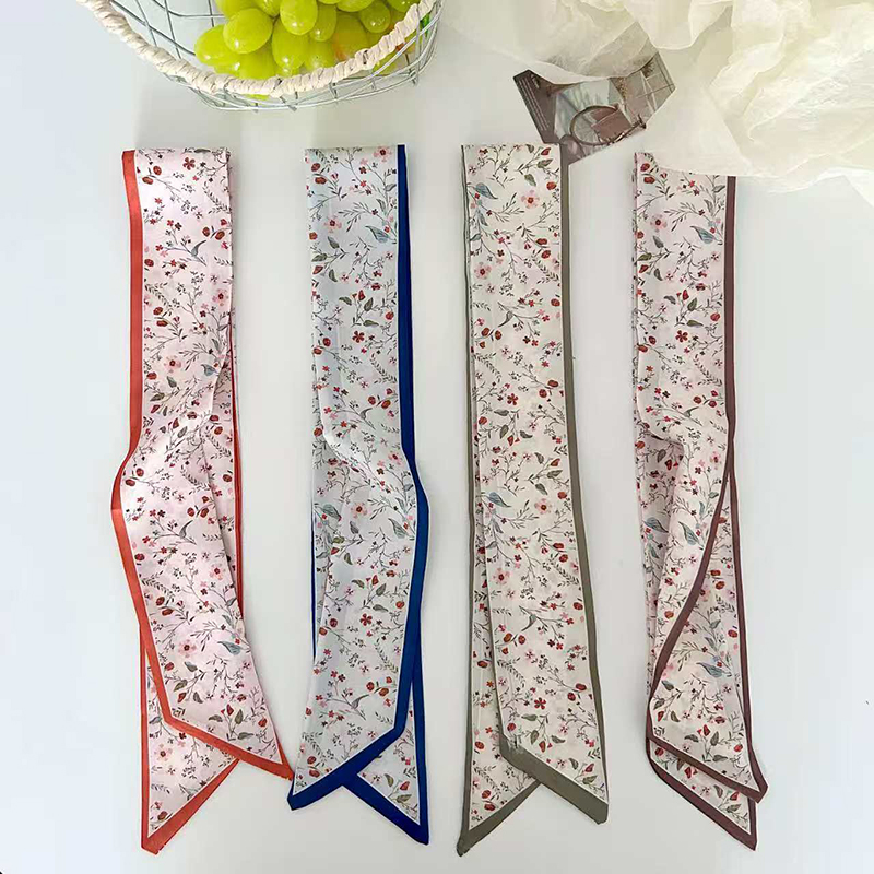 2026年新作 レディース ヴィンテージ 花柄プリント スキ - Silk Neck Scarf のレビューと価格