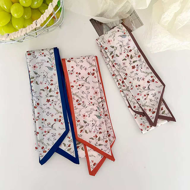 2026年新作 レディース ヴィンテージ 花柄プリント スキ - Silk Neck Scarf のレビューと価格