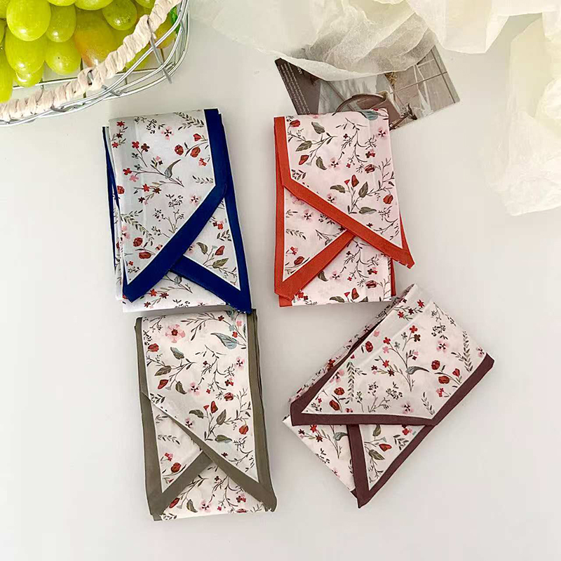 2026年新作 レディース ヴィンテージ 花柄プリント スキ - Silk Neck Scarf のレビューと価格