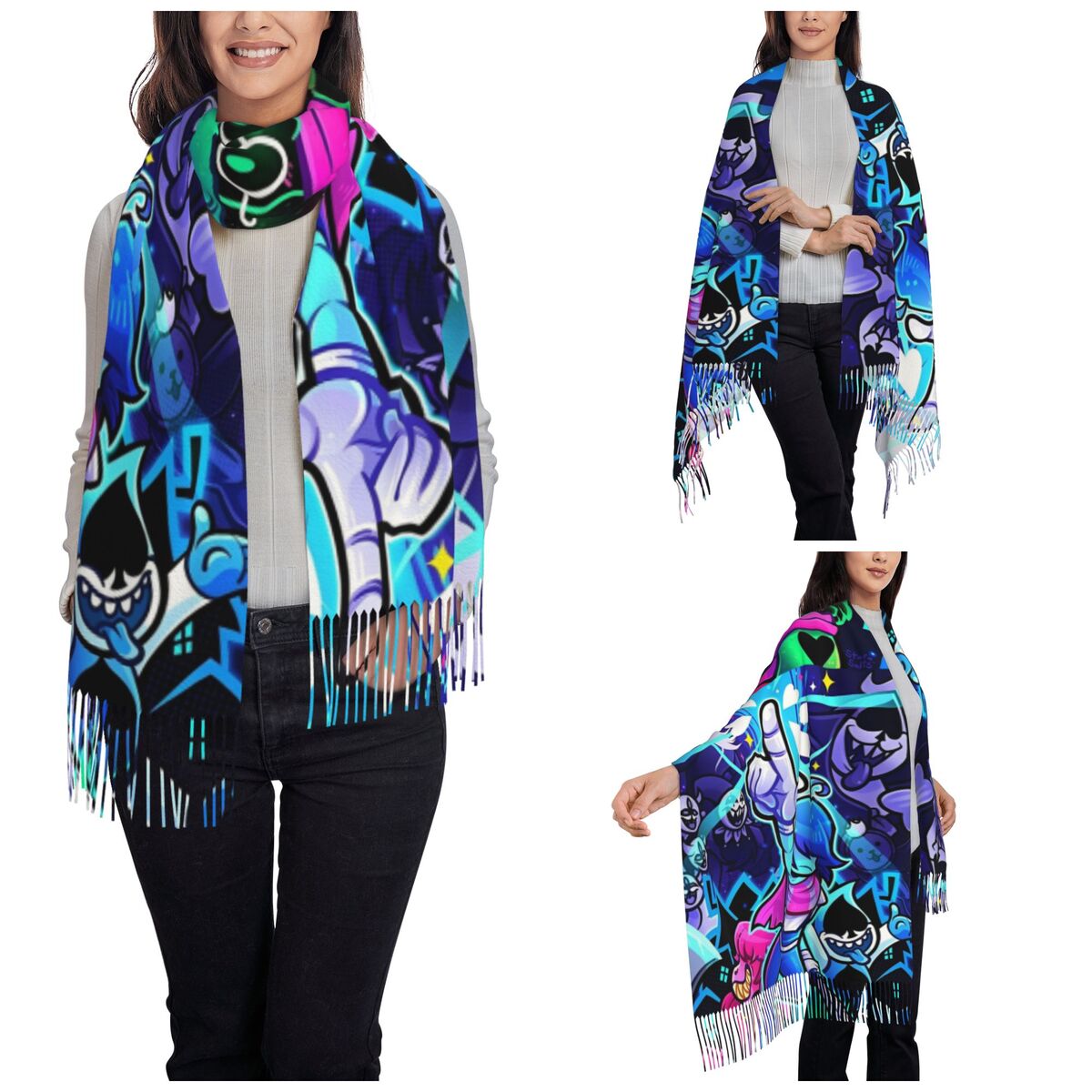 デルタルーンズ ショール ラップ レディース 冬用 大きめ  - Pashmina Wrap Large のレビューと価格