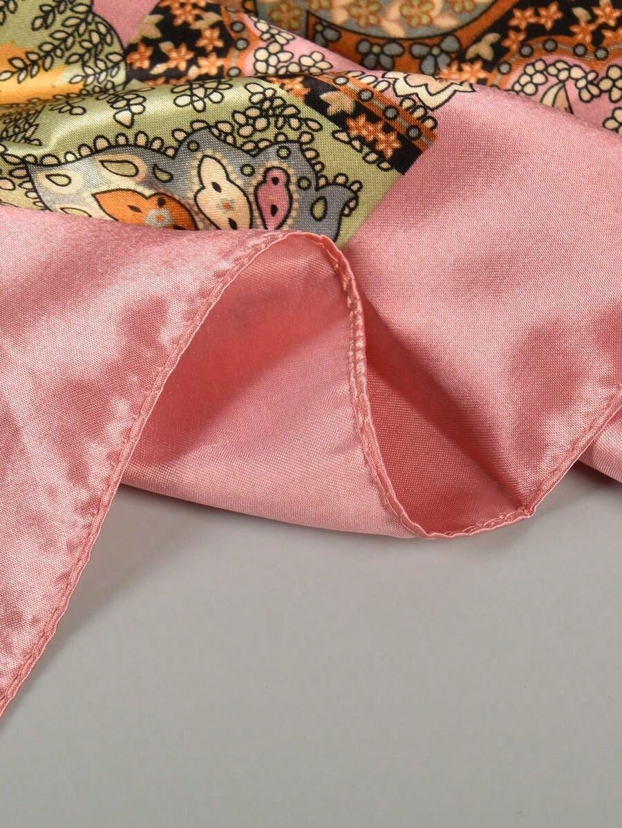 1pc レディース マルチカラー ペイズリー柄織りプリント  - Face Scarf Mask のレビューと価格