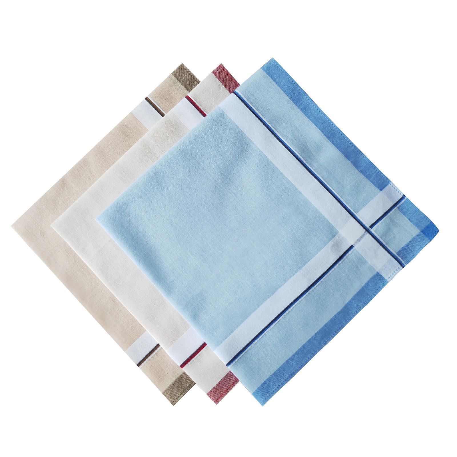6 個の綿メンズハンカチポケットスクエアハンカチメンズギフト - Handkerchief Cotton Men のレビューと価格