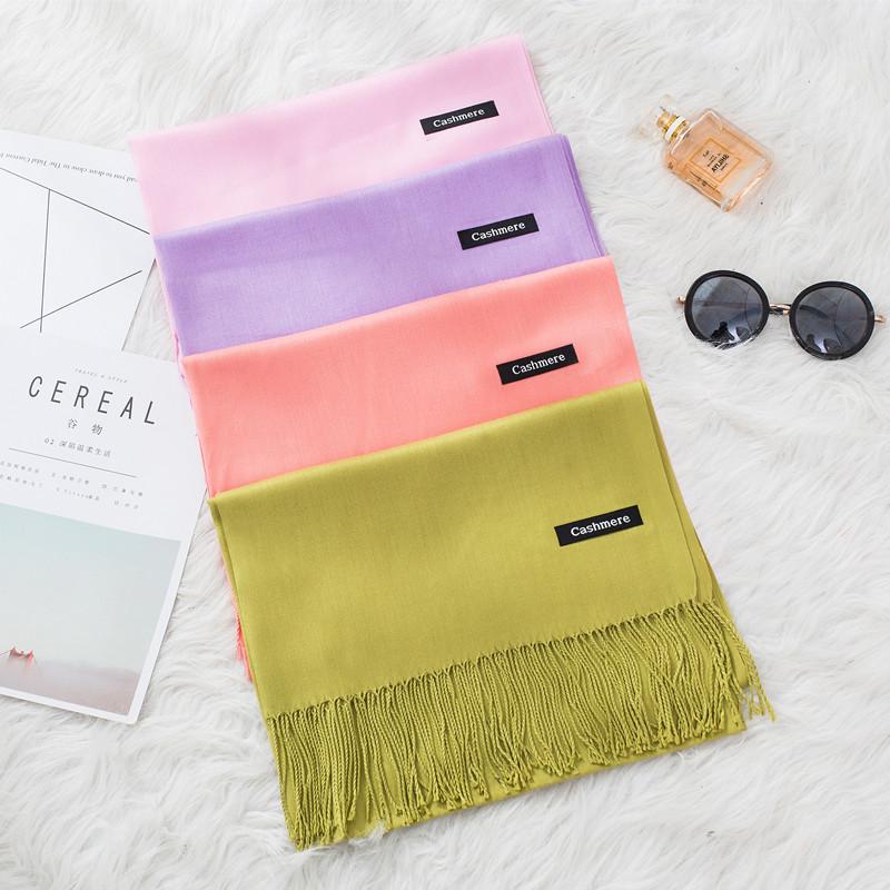 女性のためのロングカシミヤスカーフ、薄いショールとラップ、ヒ - Stole Wedding Shawl のレビューと価格