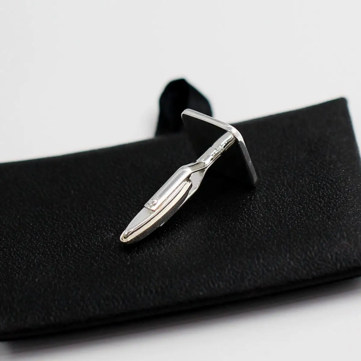 Beadsnice 2 個 925 シルバースクエアカフス男 - Tie Clip Silver のレビューと価格