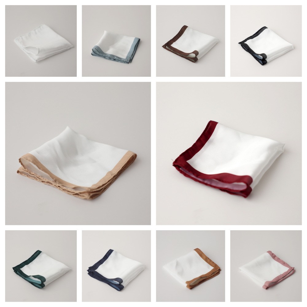 ファッション韓国メンズスーツポケットスクエアヴィンテージホワ - Pocket Square Set のレビューと価格