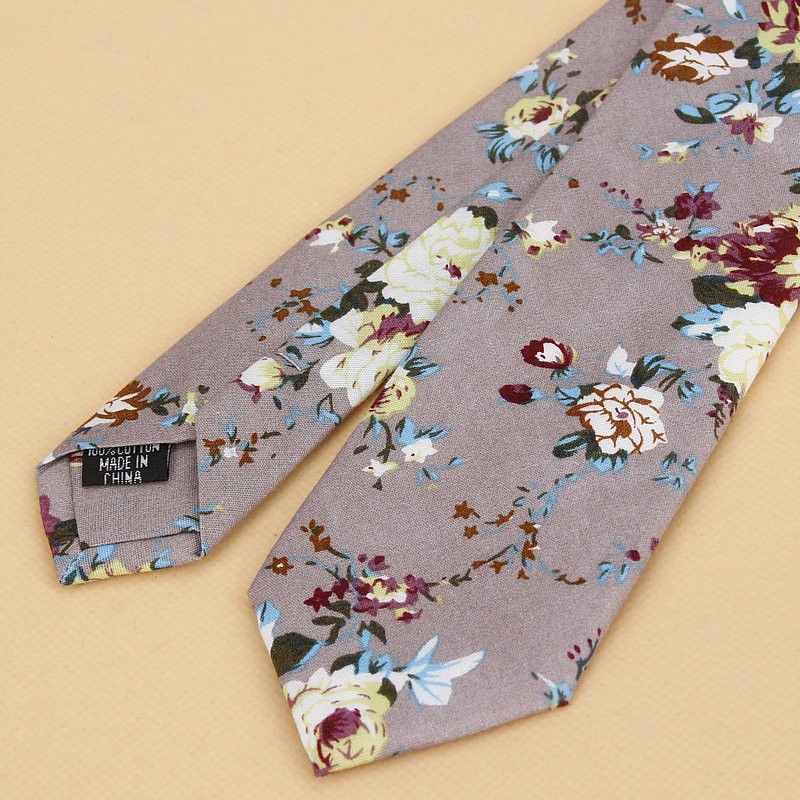 真新しい花ネクタイ狭いカジュアルメンズネクタイ結婚式パーティ - Skinny Tie Men のレビューと価格