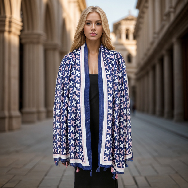 女性のための高級コットンスカーフ,大きなパシュミナショール, - Pashmina Wrap Large のレビューと価格