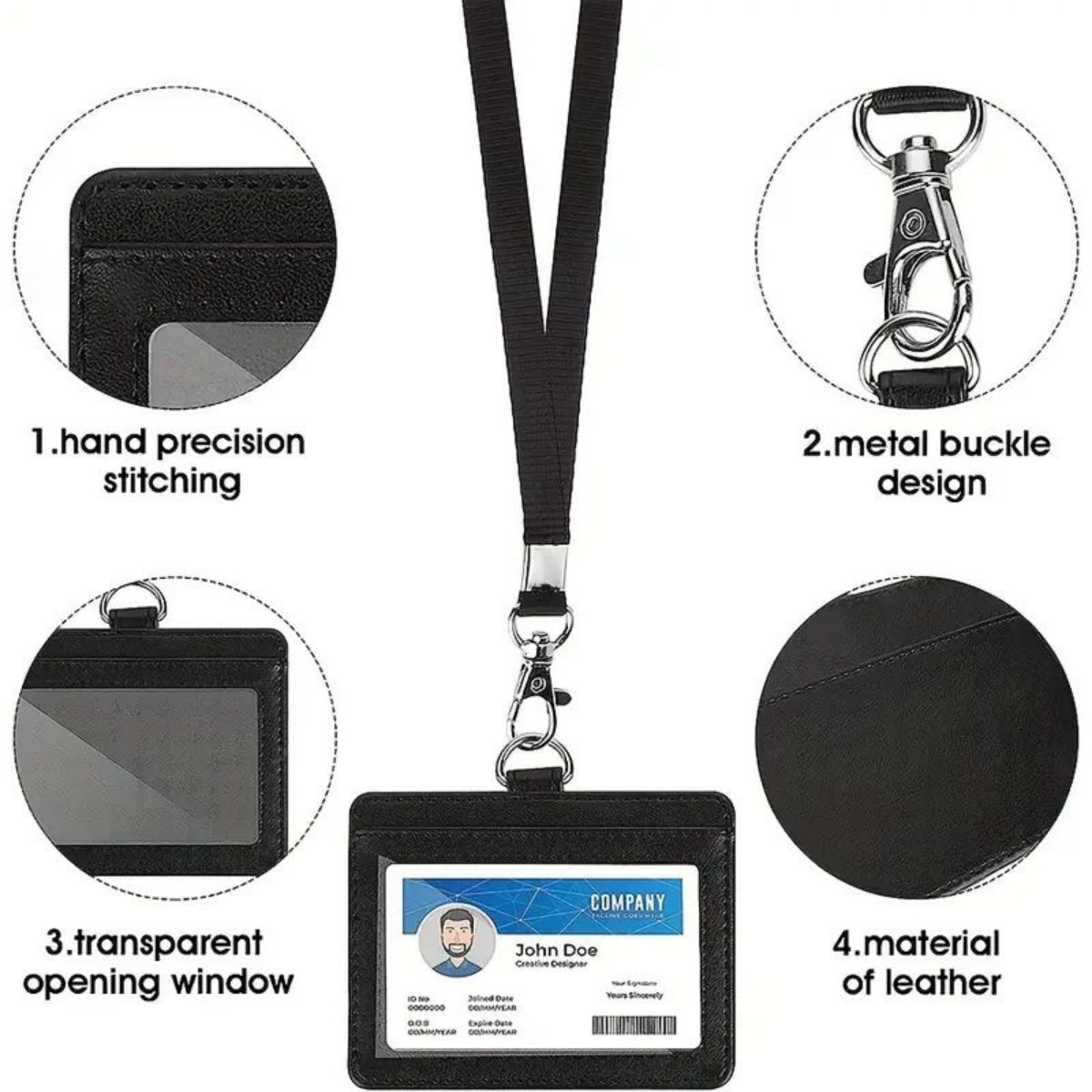 強化されたIDストラップとアップグレードされたナイロンロープ - Lanyard Badge Holder のレビューと価格