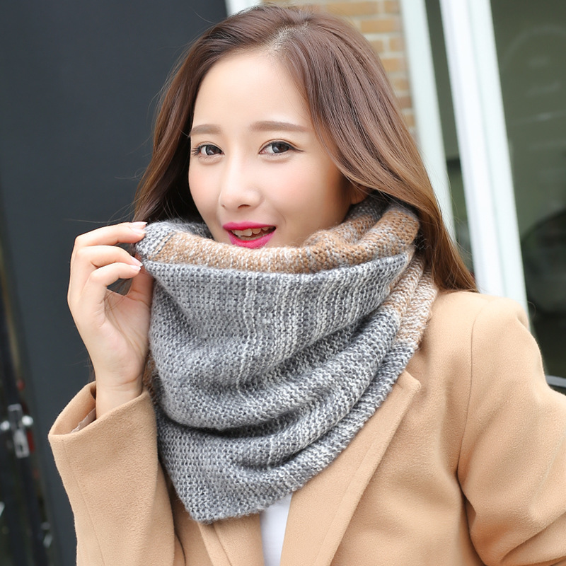 女性のための無限のレインボーニットスカーフ、リングスカーフ、 - Infinity Scarf Knit のレビューと価格