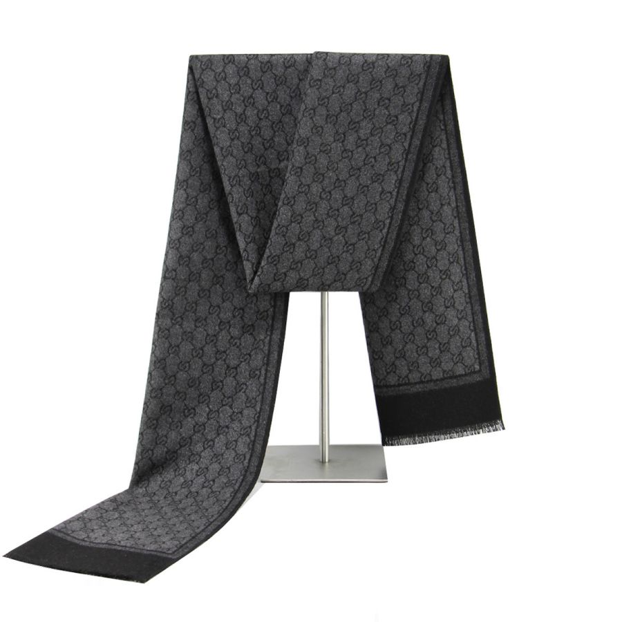 1pc 冬のスカーフ男性のためのチェックストライプペイズリー - Muffler Men Wool のレビューと価格