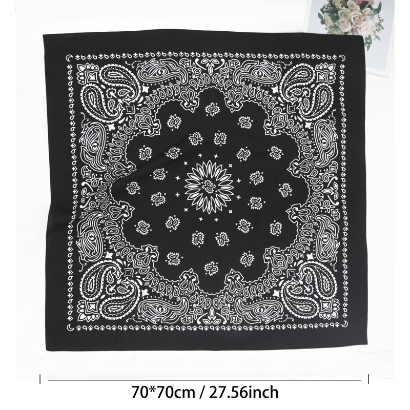 70*70 センチメートルユニセックス女性 100% コット - Bandana Cotton のレビューと価格