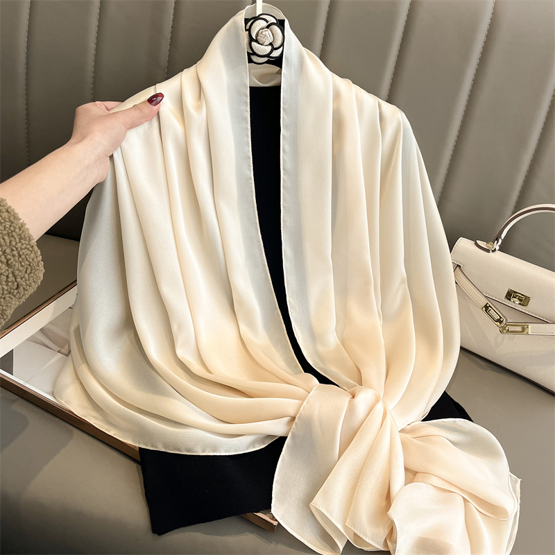 2024 高級ブランド春大ロングパシュミナ女性スカーフ固体シ - Pashmina Wrap Large のレビューと価格