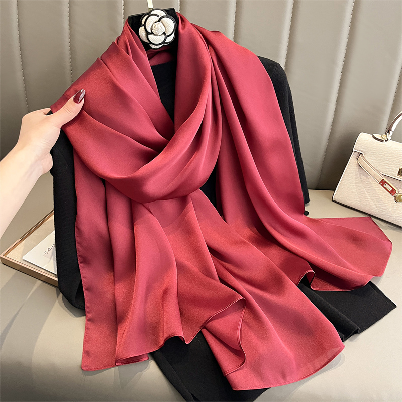 2024 高級ブランド春大ロングパシュミナ女性スカーフ固体シ - Pashmina Wrap Large のレビューと価格