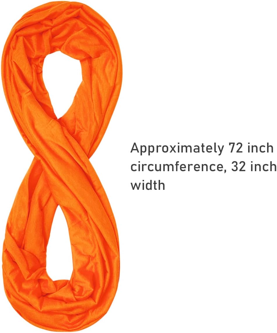 ソフト軽量インフィニティスカーフ無地ジャージニット無地インフ - Infinity Scarf Knit のレビューと価格