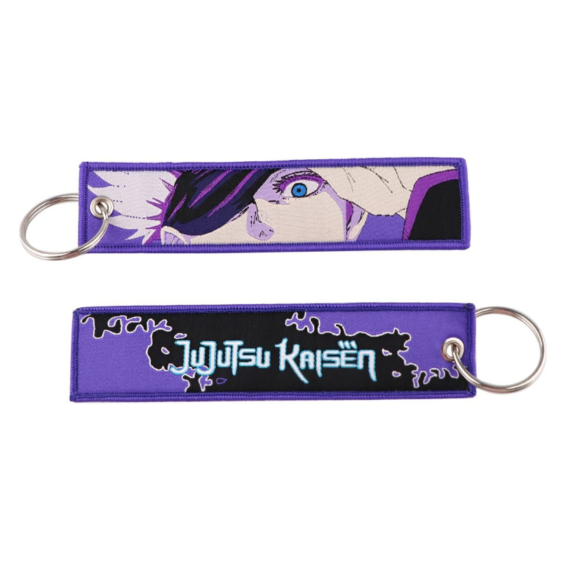 呪術廻戦 アニメグッズ 五条悟 編み込みキーホルダー ランヤ - Lanyard Badge Holder のレビューと価格