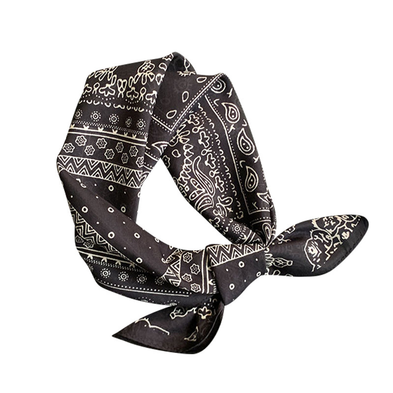 綿 70% シルク 30% スカーフ女性ヒジャーブバンダナス - Bandana Cotton のレビューと価格