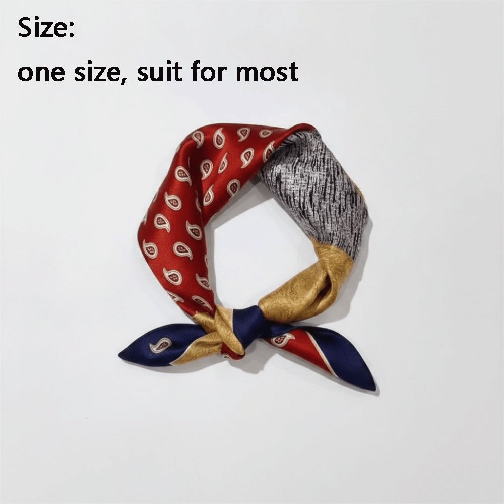 シルク素材のシルクスクエアスカーフ、花柄プリント、柔らかい質 - Face Scarf Mask のレビューと価格