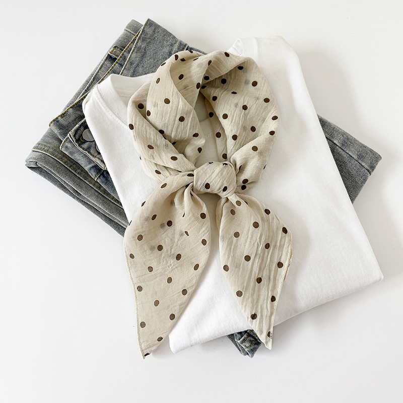新色無地コットンリネン風スクエアスカーフ レディース ソフト - Bandana Cotton のレビューと価格