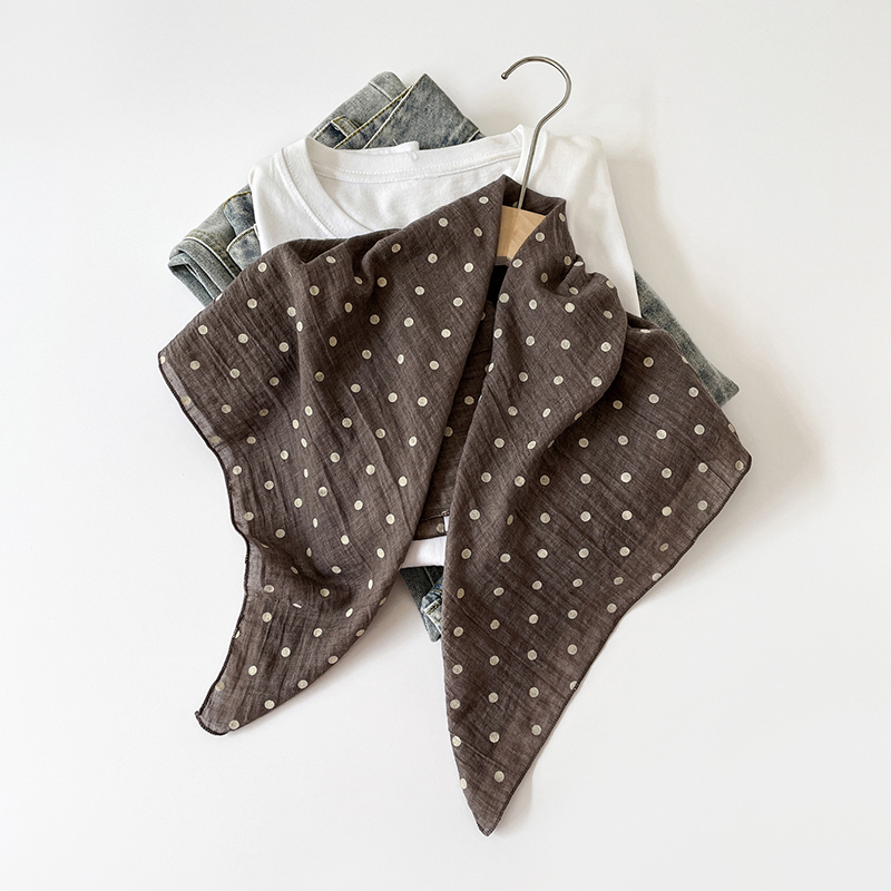 新色無地コットンリネン風スクエアスカーフ レディース ソフト - Bandana Cotton のレビューと価格