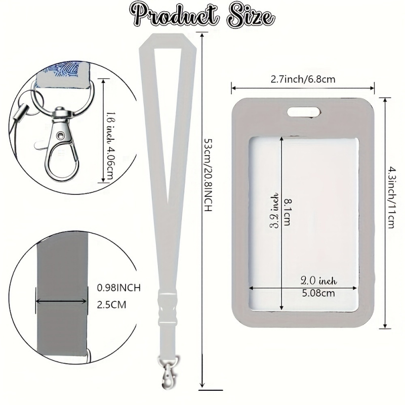 黒色のネックストラップバッジホルダーセット（取り外し可能なス - Lanyard Badge Holder のレビューと価格