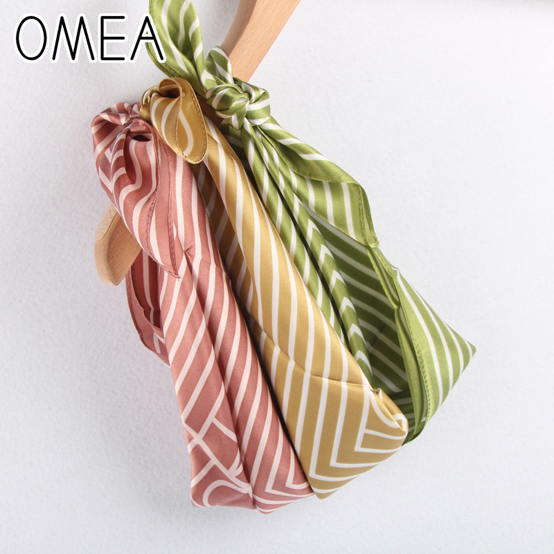 女性用シルクスカーフ,本物の100%,モダン,小さな正方形, - Silk Tie Striped のレビューと価格
