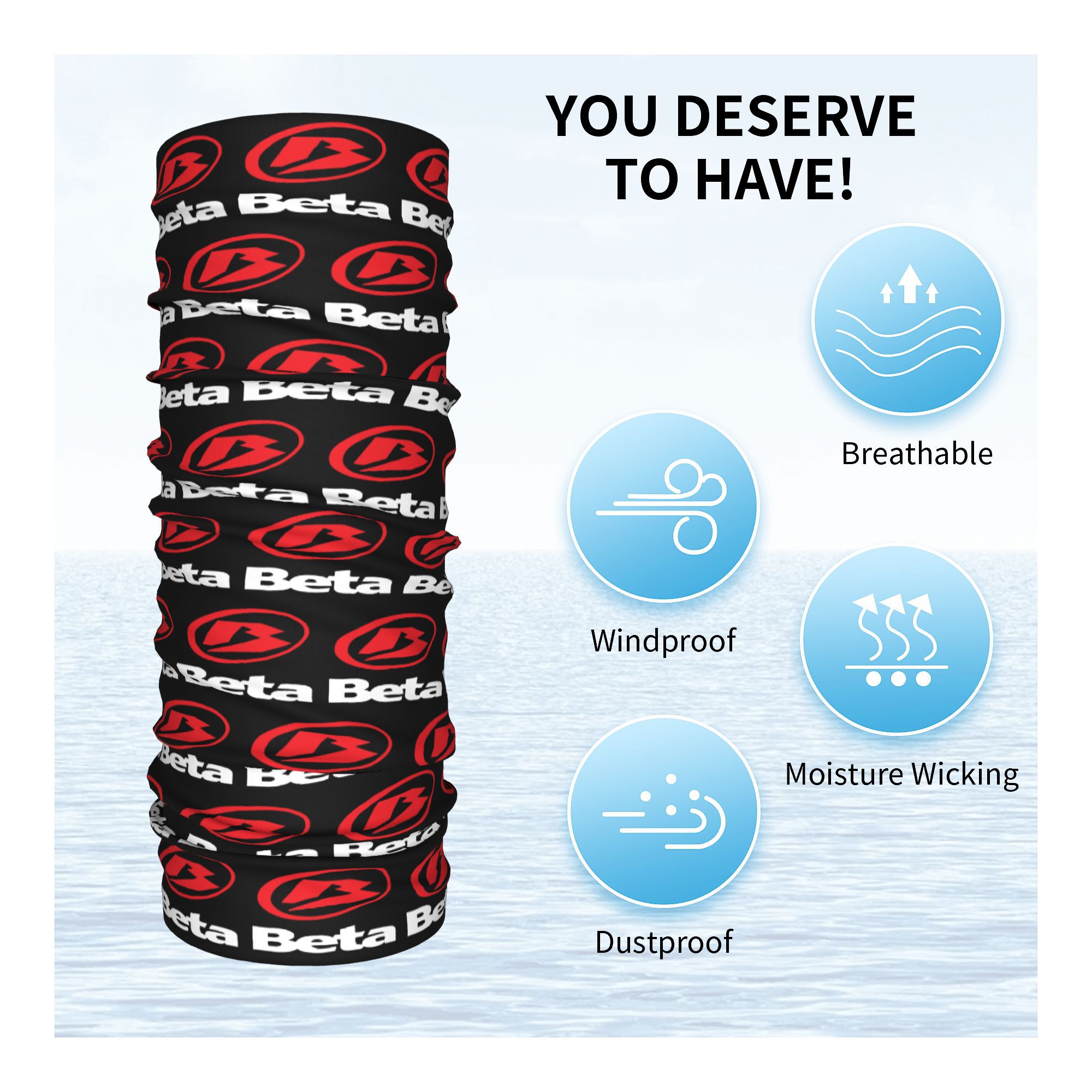 カスタム新しいオートバイレース B-Betaes モーター冬 - Neck Warmer Tube のレビューと価格