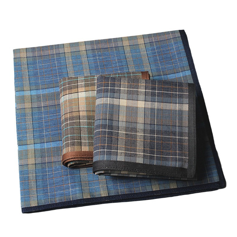 市松模様のスクエアタオル,レトロなチェック柄,綿100%,結 - Handkerchief Cotton Men のレビューと価格