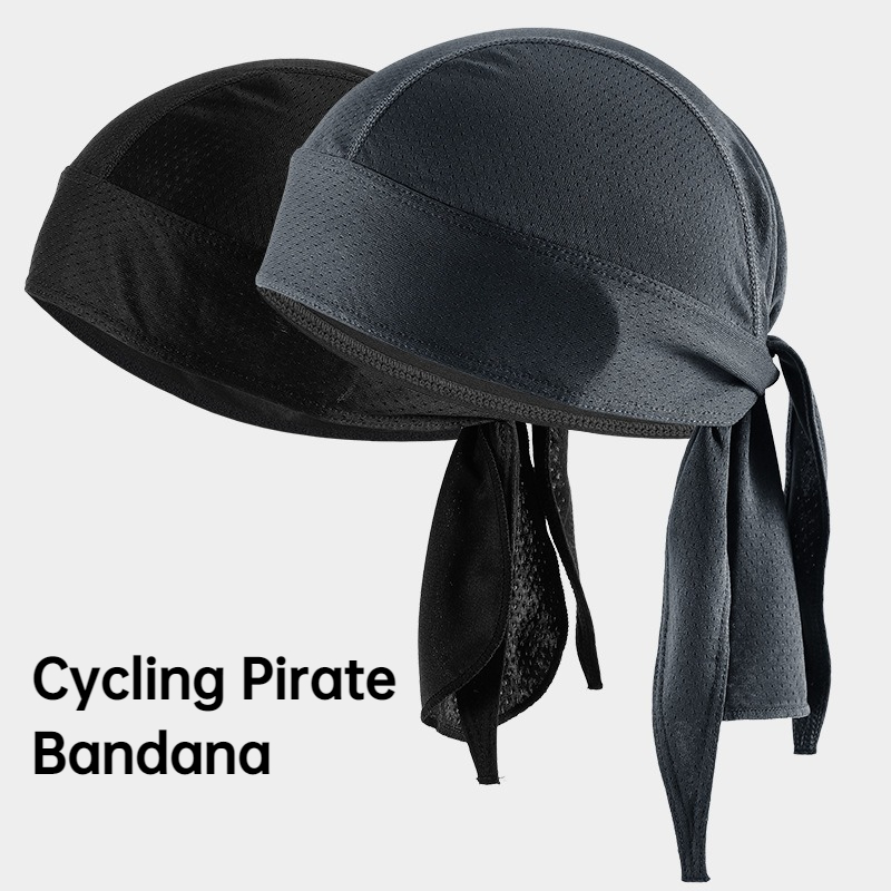 メンズ速乾海賊バンダナ、通気性サイクリングヘルメットライナー - Bandana Doo Rag のレビューと価格