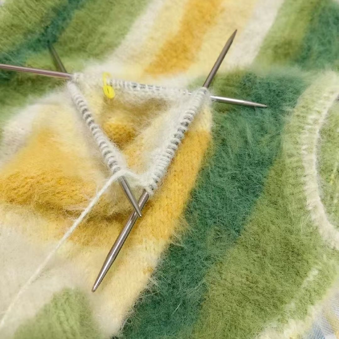 グラデーションウールモヘア糸染めブレンドロングベルベットソフ - Woven Scarf Blanket のレビューと価格