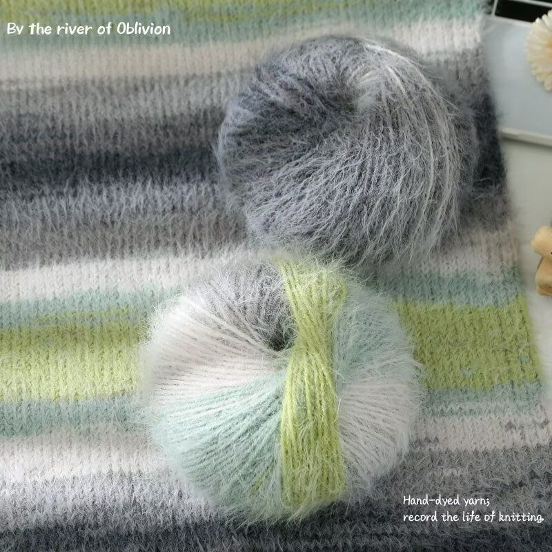 グラデーションウールモヘア糸染めブレンドロングベルベットソフ - Woven Scarf Blanket のレビューと価格
