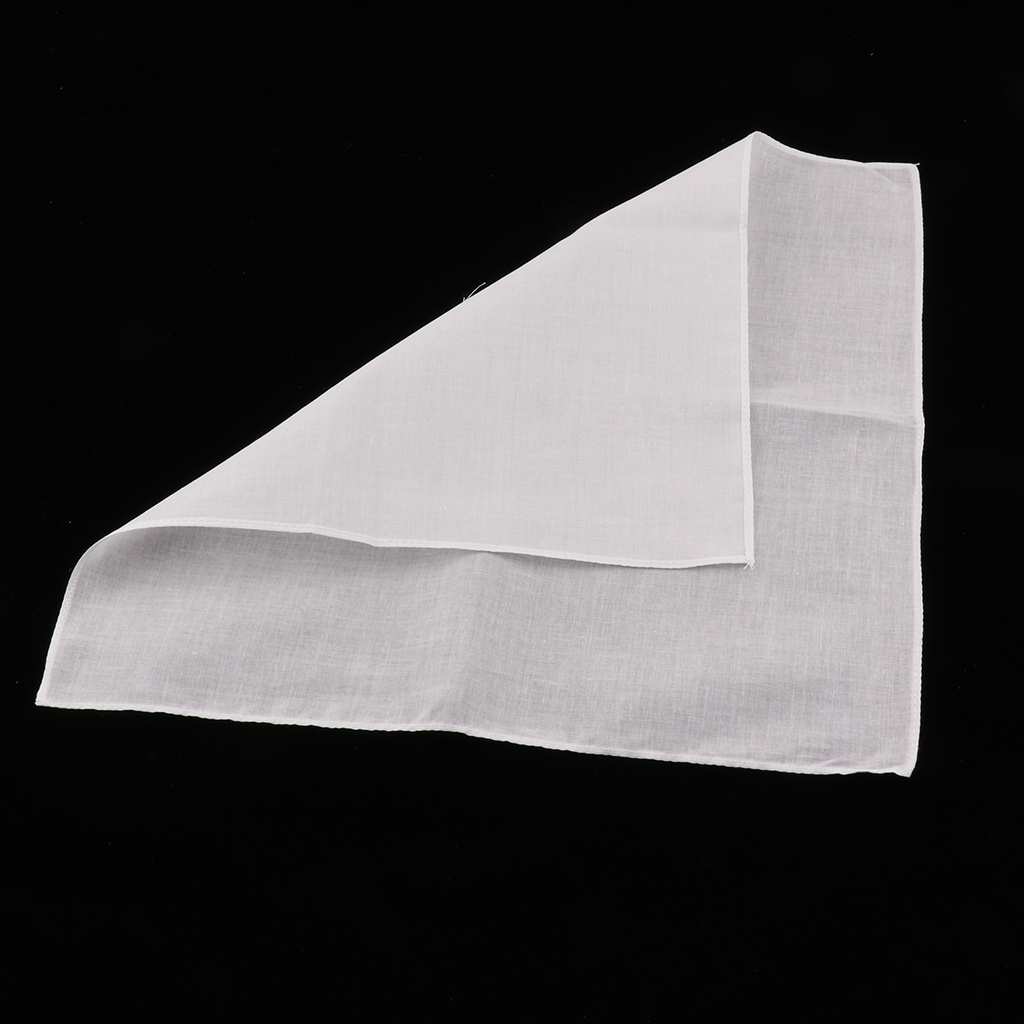 男性と女性のための白い四角いポケット,スカーフ,結婚式,11 - Handkerchief Cotton Men のレビューと価格