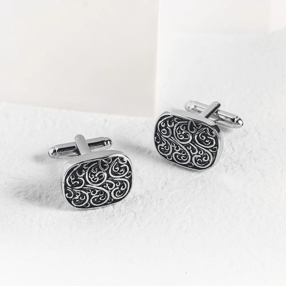 高品質ゴールドカフスヴィンテージパターンポーカーバードノット - Tie Clip Silver のレビューと価格
