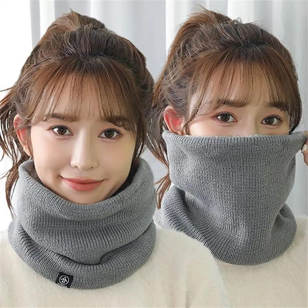 ファッション女性用ニットスカーフ、無地カシミヤ風冬用スヌード - Muffler Men Wool のレビューと価格
