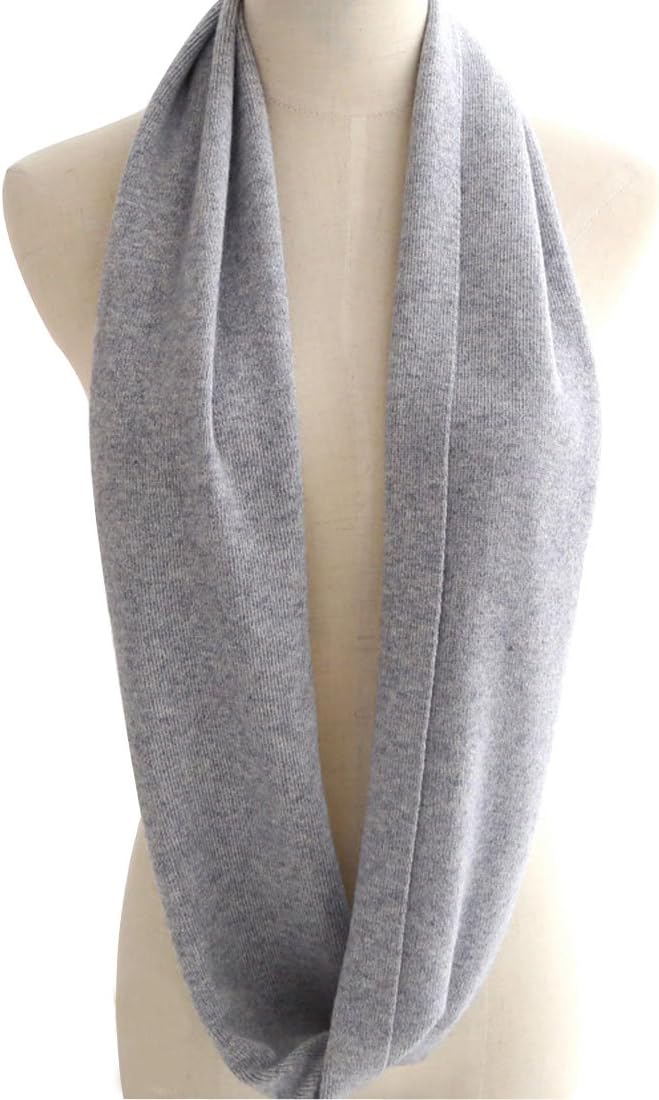 男性と女性のためのカシミヤスカーフ,柔らかいカシミヤスカーフ - Infinity Scarf Knit のレビューと価格