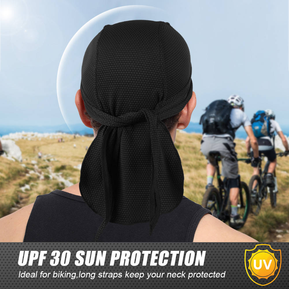 速乾性バンダナドゥーぼろキャップ夏通気性サイクリングスポーツ - Bandana Doo Rag のレビューと価格