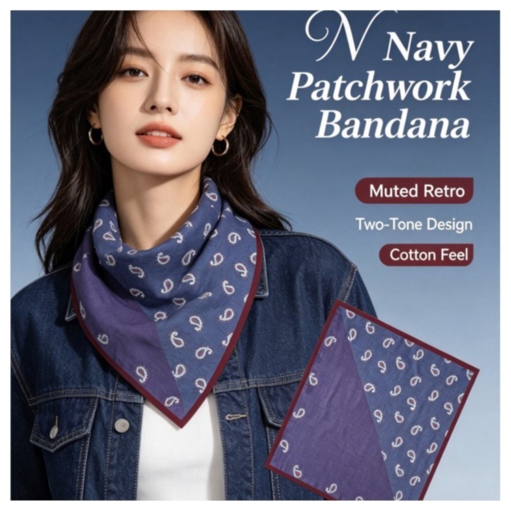70 センチメートルレトロペイズリースクエアスカーフ夏薄い綿 - Bandana Cotton のレビューと価格