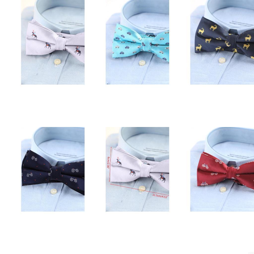 J2HD男性の手作りの蝶ネクタイフォーマルスムーズな織物動物 - Bow Tie Pre Tied のレビューと価格