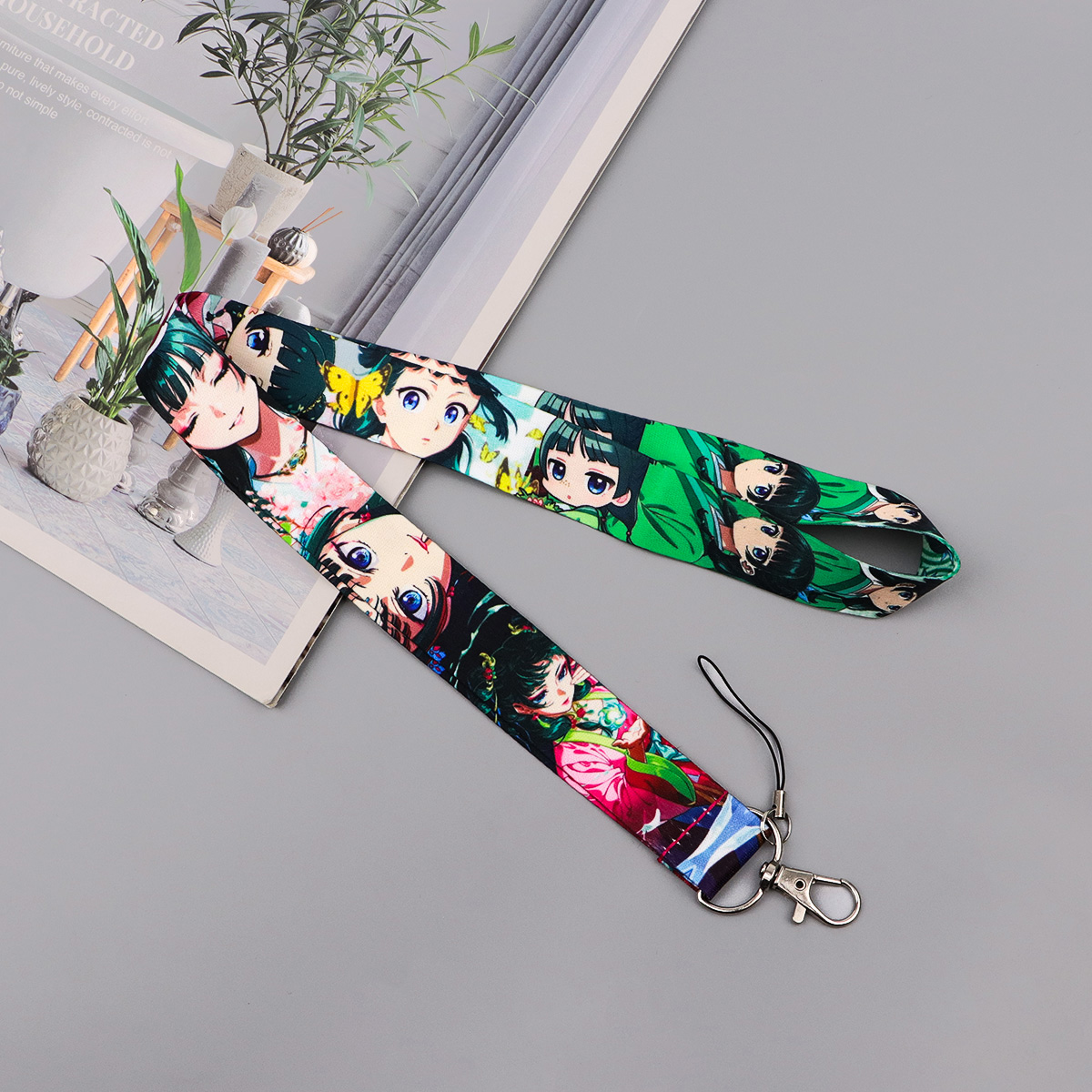 かわいいアニメガールストラップネックストラップカードホルダー - Lanyard Badge Holder のレビューと価格