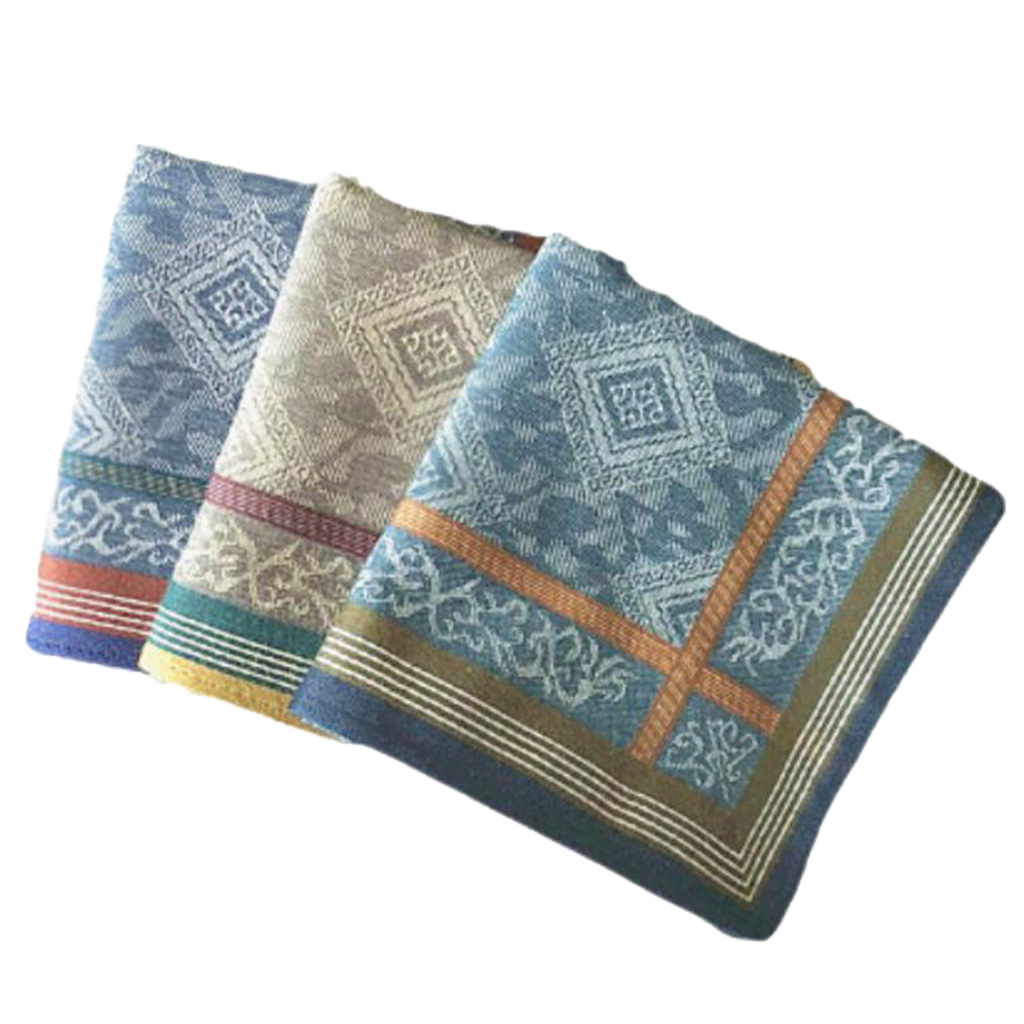 3pcsメンズチェック柄ウェディングハンカチ綿100% メン - Handkerchief Cotton Men のレビューと価格