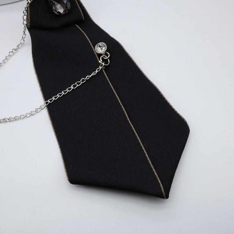 ネクタイ ゴシック メタル チェーン ラインストーン チャー - Bow Tie Pre Tied のレビューと価格