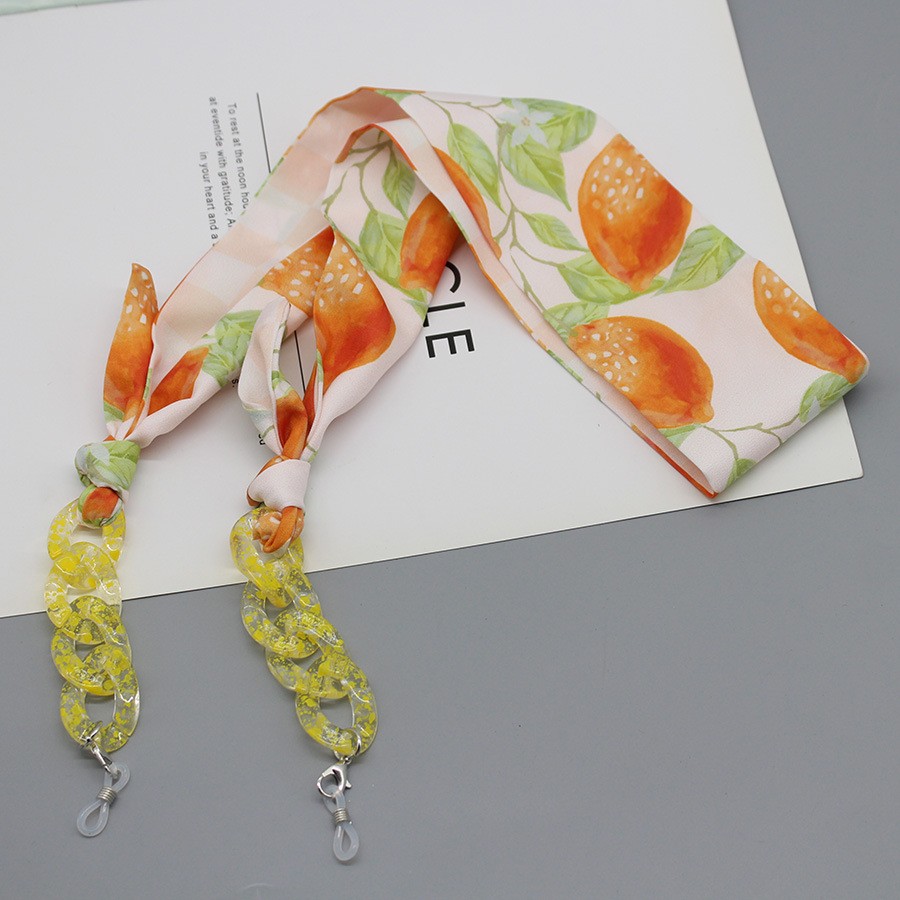 ボヘミアンプリントのシルクスカーフ,サングラス,アクリル,マ - Silk Neck Scarf のレビューと価格