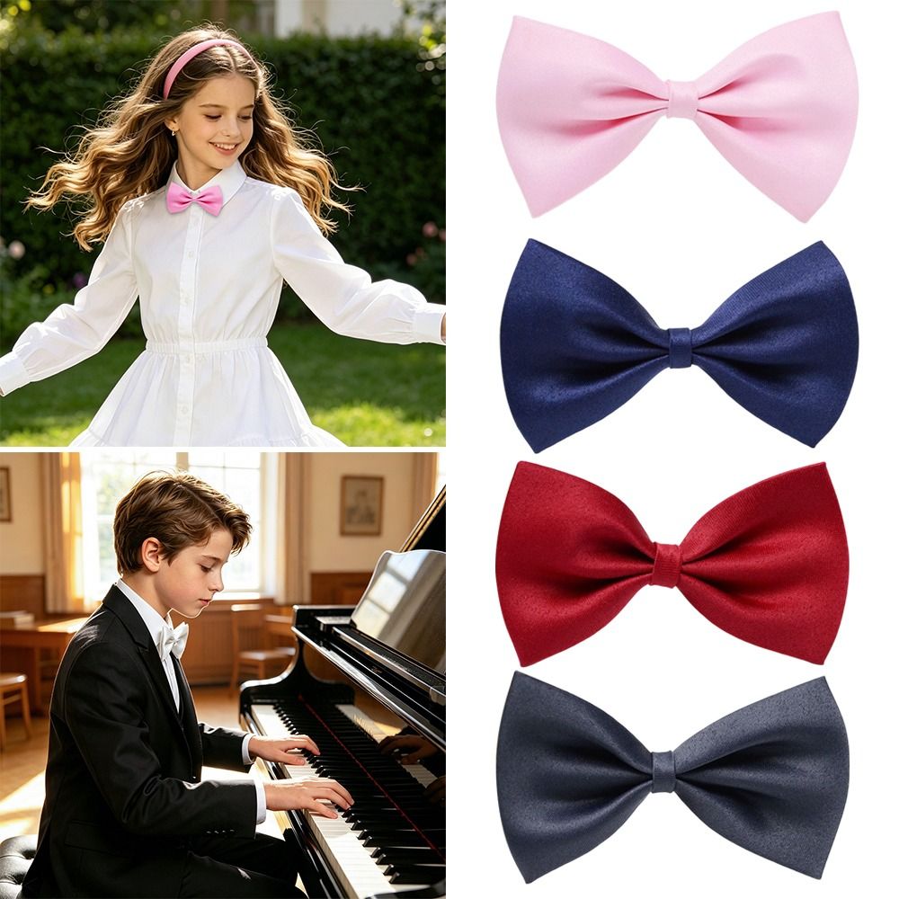 おしゃれで可愛い子供用蝶ネクタイ、調節可能な無地の蝶結び、プ - Bow Tie Pre Tied のレビューと価格